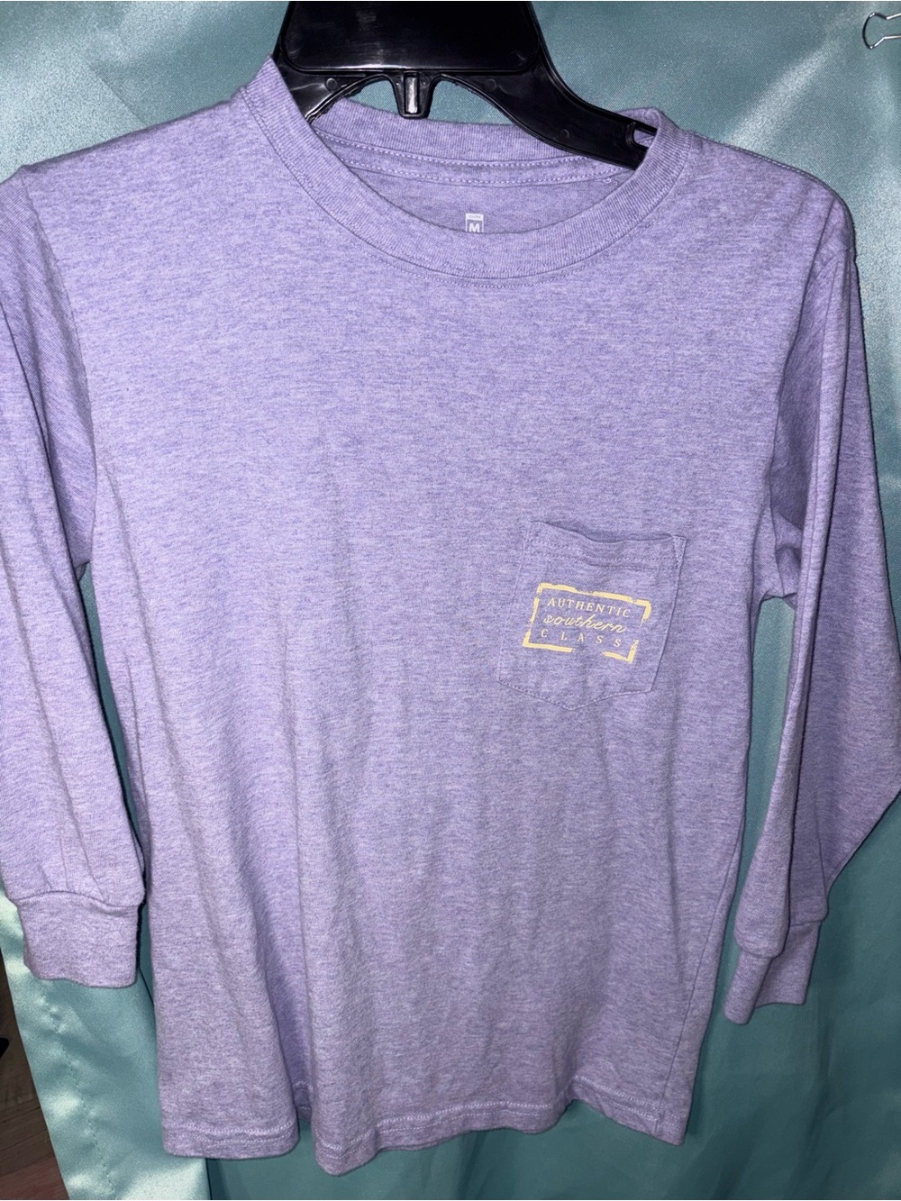 Southern Marsh Lavender Long Sleeve Pocket Tee